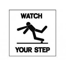 20 Inch WATCH YOUR STEP Stencil