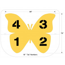 Butterfly Four Square Game