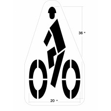 Federal Bike with Helmet Symbol (48 inch)